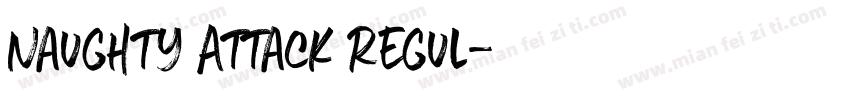 Naughty Attack Regul字体转换